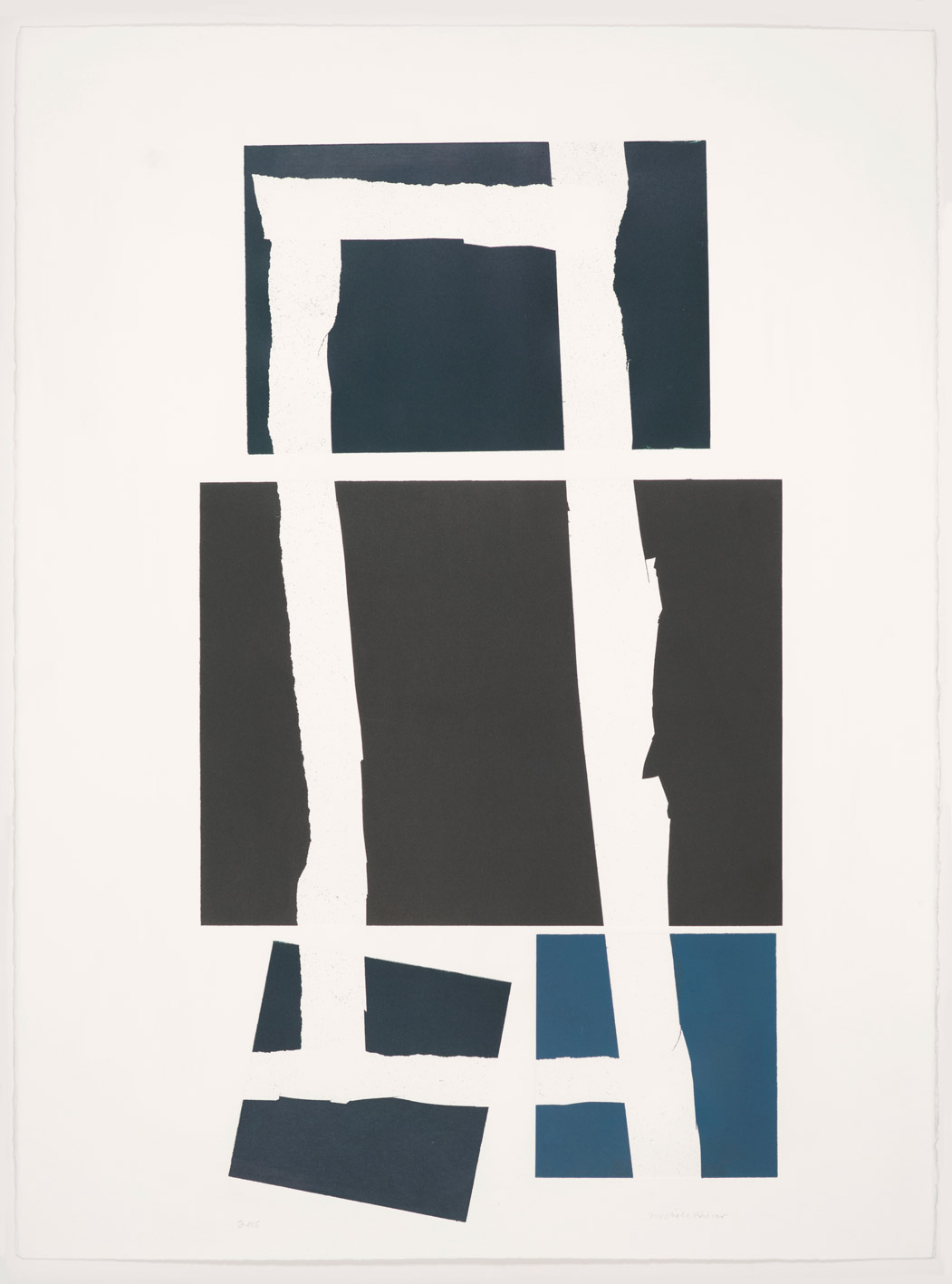 002 - Untitled, monoprint, 82 x 62 cm