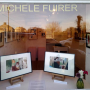 Window of White Box Gallery, January 2021.